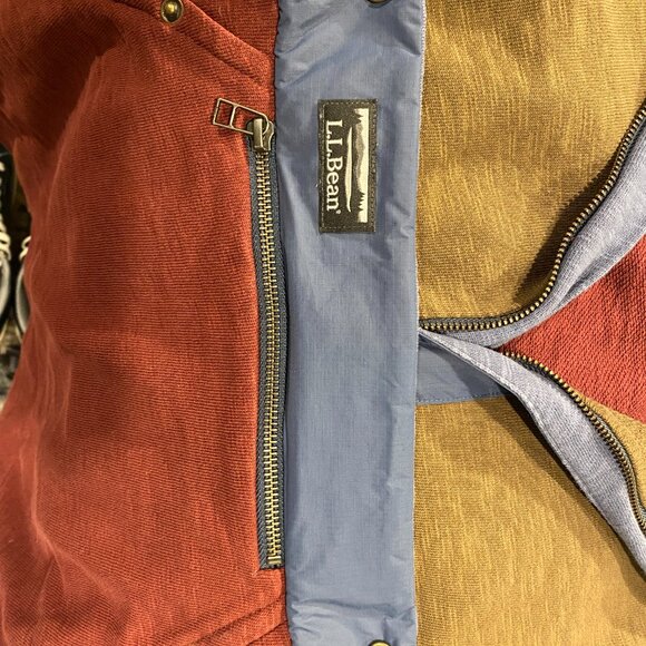 L.L. Bean Signature Colorblock Half-Zip with Front Pocket - Picture 3 of 4